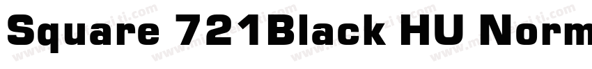 Square 721Black HU Normal字体转换